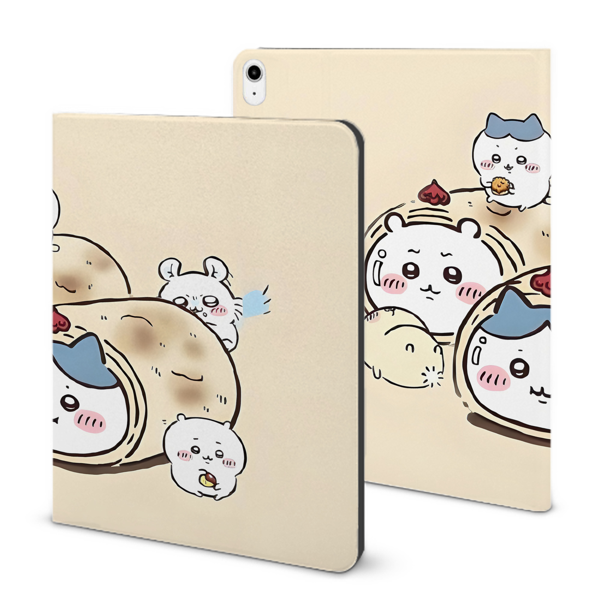 （画像用） ちいかわ Chii-kawa IPadケース ペンホルダー付き ブックスタイルデザイン